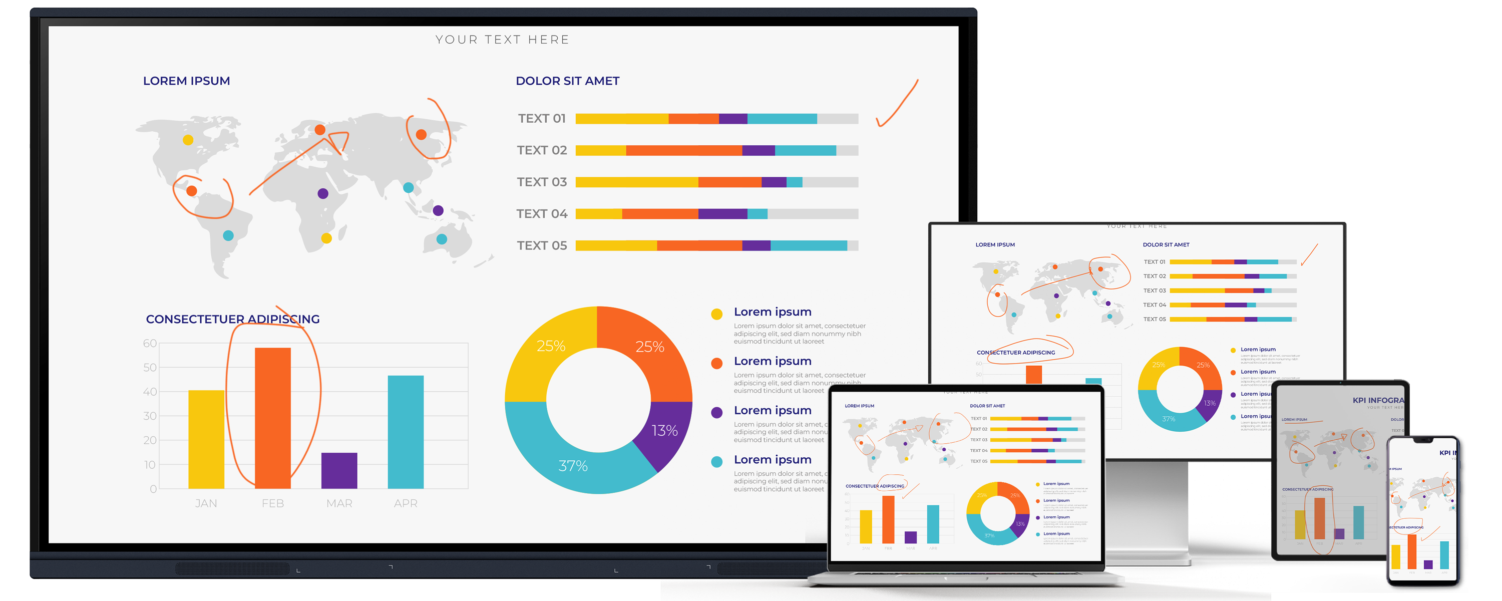 Pantallas interactivas y digitales
